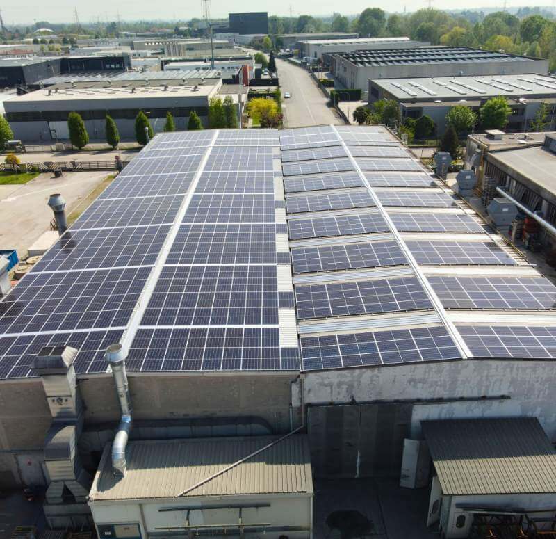 realizzazione impianto fotovoltaico su tetto industria dolo realizzazione impianto fotovoltaico su tetto industria dolo